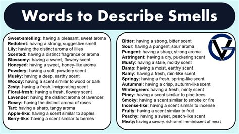 musky smell in tagalog meaning|What are some words/adjectives to describe different smells in .